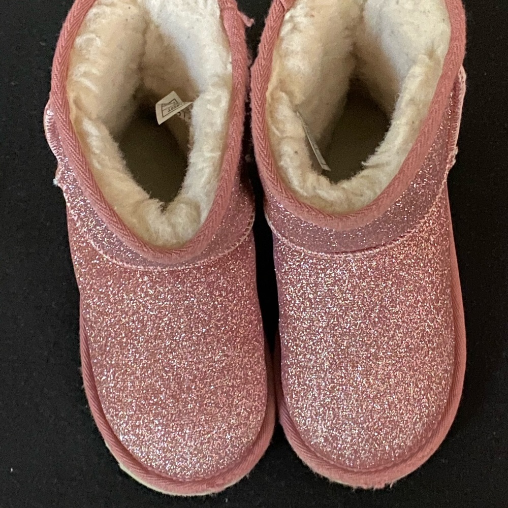 Pink Sparkle Glitter UGGs Toddler Girl Size 10